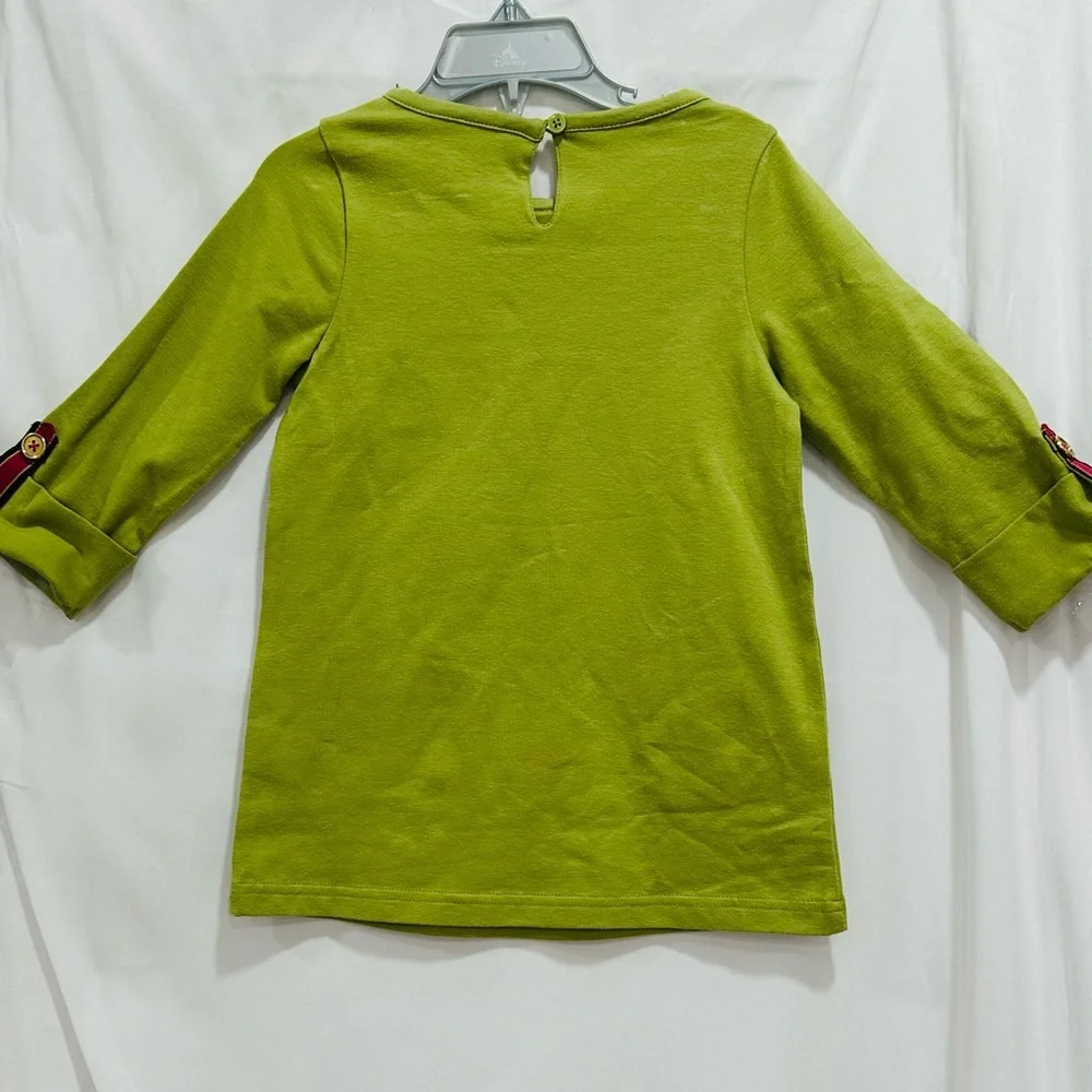 NWT Gymboree Girls 5T Green Long‎ Sleeve Pretty With Pockets Top Dress